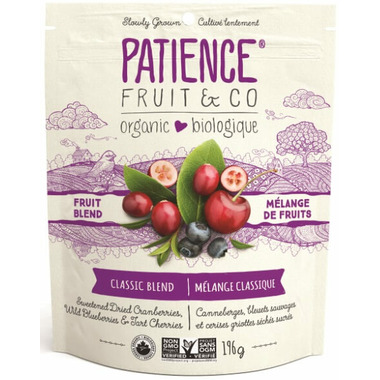 Patience Fruit & Co. Organic Dried Fruit Mixed Berries Classic Blend Patience Fruit & Co. Organic Dried Fruit Mixed Berries Classic Blend