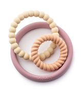 Little Cheeks 3-in-1 Trio Rings Silicone Textured Teethers Mackenzie