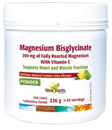 New Roots Herbal Bisglycinate de magnésium 200mg avec vitamine C