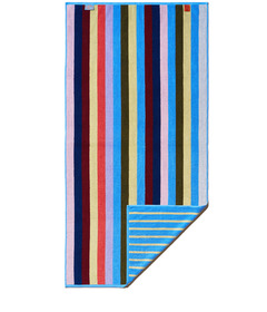 Typical Stripe With B Side Bath Towel Multi