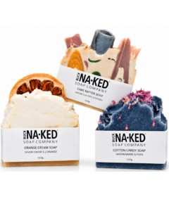 Buck Naked Soap Trio Orange Cream, Cake Batter & Cotton Candy