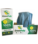 GreenPolly Kitchen Drawstring 50L Sacs en plastique recyclé