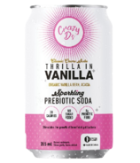 Crazy D's Prebiotic Soda Vanilla Creme