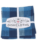 Now Designs Check Dishcloth Set Indigo