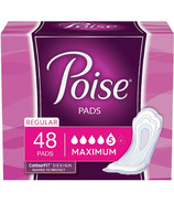 Poise Incontinence Pads Maximum Absorbency Regular