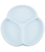 Glitter & Spice Silicone Suction Plate Ice Blue