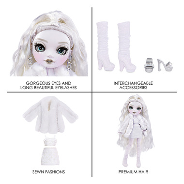 Buy Rainbow High Top Secret Grayscale Fashion Doll Natasha Zima at Well ...