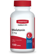 Wampole Melatonin 3 mg Regular Strength
