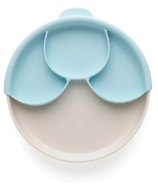 Miniware Healthy Meal Plate Vanilla and Aqua