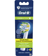 Oral-B Floss Action X Remplacement Brosse Tête Blanche