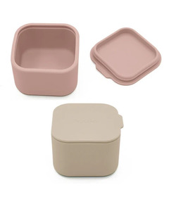Nouka Mini Snack Cups Pack Soft Blush and Dust