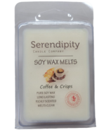 Bougies Serendipity, cire fondante, café et chips