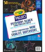 Crayola Project Premium Black Construction Paper