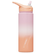 EcoVessel Wave Sports Water Bottle with Straw Coral Sands