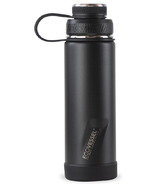 EcoVessel Boulder Insulated Stainless Steel Water Bottle Black Shadow