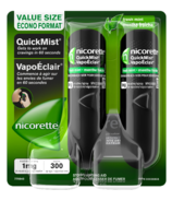Nicorette QuickMist Spray Menthe Fraîche Pack Duo