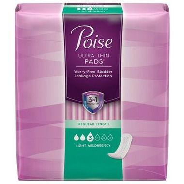 Poise Thin-Shape Pads Light Absorbency Poise Thin-Shape Pads Light Absorbency