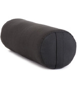 Halfmoon Cylindrical Bolster Essential Cotton Collection Charcoal