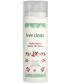 Live Clean Body Wash Holly Berry