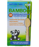 NatureZway Bamboo Disposable Spoons
