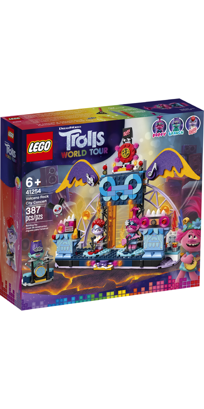 Buy LEGO Trolls World Tour Volcano Rock City Concert Building Kit at Well Free Shipping 35 in Canada