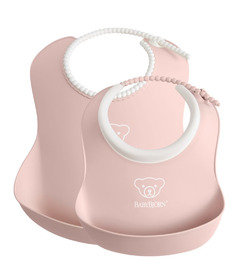 Babybjorn Feeding Bib Set Powder Pink
