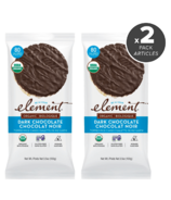 Element Snacks Organic Dipped Rice Cakes Dark Chocolate Bundle