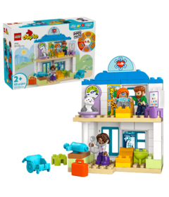 LEGO DUPLO Town First Time Visit Doctor Office Building Toy Playset
