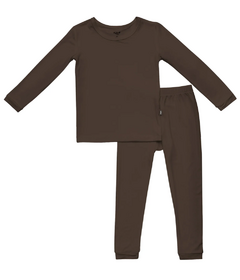 Kyte BABY Long Sleeve Pajama Set Espresso