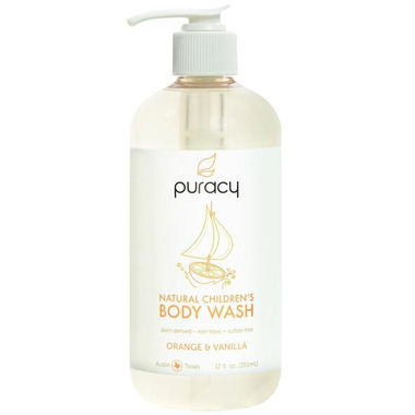 Puracy Natural Children\'s Body Wash Orange and Vanilla Puracy Natural Children\'s Body Wash Orange and Vanilla