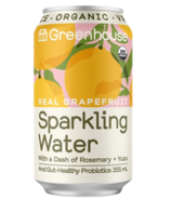 Greenhouse Juice Co. Real Grapefruit Probiotic Sparkling Water (eau pétillante probiotique au pamplemousse)
