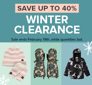 Save up to 40% on Winter Clearance 