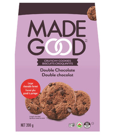 image of MadeGood Crunchy Cookies Double Chocolate  with sku:316078