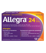 Allegra Non-Drowsy 24 Heures relief Allergie Comprimés