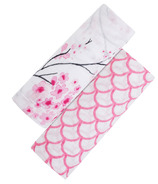 Malabar Baby Certified Organic Cotton Muslin Swaddle Gift Set Sakura