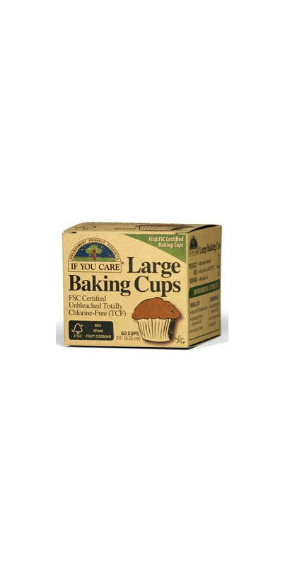  If You Care Unbleached Large Baking Cups, 60-Count Boxes (Pack  of 24) : Home & Kitchen