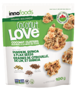 InnoFoods Organic Coconut Clusters with Pumpkin, Quinoa & Flax Seeds (Graines de lin)