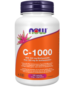 NOW C-1000 with 100mg Bioflavonoids