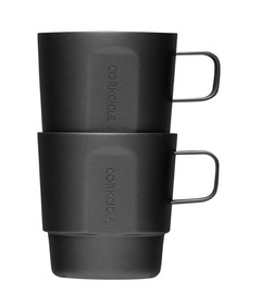 Corkcicle Cafe Stacker Set Ceramic Slate