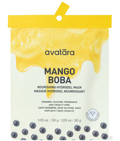 Avatara Nourishing Hydrogel 2 Piece Mask Mango Boba