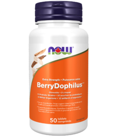NOW Extra Strength BerryDophilus Chewables