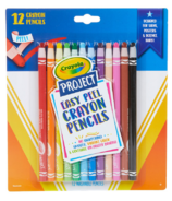 Crayola Project Easy Peel Crayon Pencils