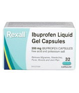 Rexall capsules d'ibuprofène en gel liquide 200 mg