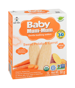 Hot-Kid Baby Mum-Mum Organic Sweet Potato & Carrot Rice Rusks