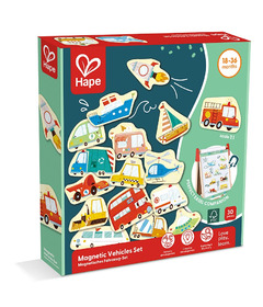 Hape Toys Magnetic Vehicles Set