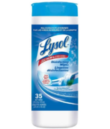 Lysol désinfectant surface lingettes chute d’eau de printemps
