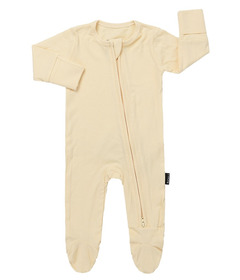 Belan.J Footed Zipper Sleeper Vanilla