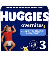 Couches pour bébé de nuit Huggies Overnites 