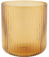 Danica Heirloom Short Fluted Tumbler Amber