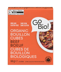 GoBIO! Organic Beef Bouillon Cubes